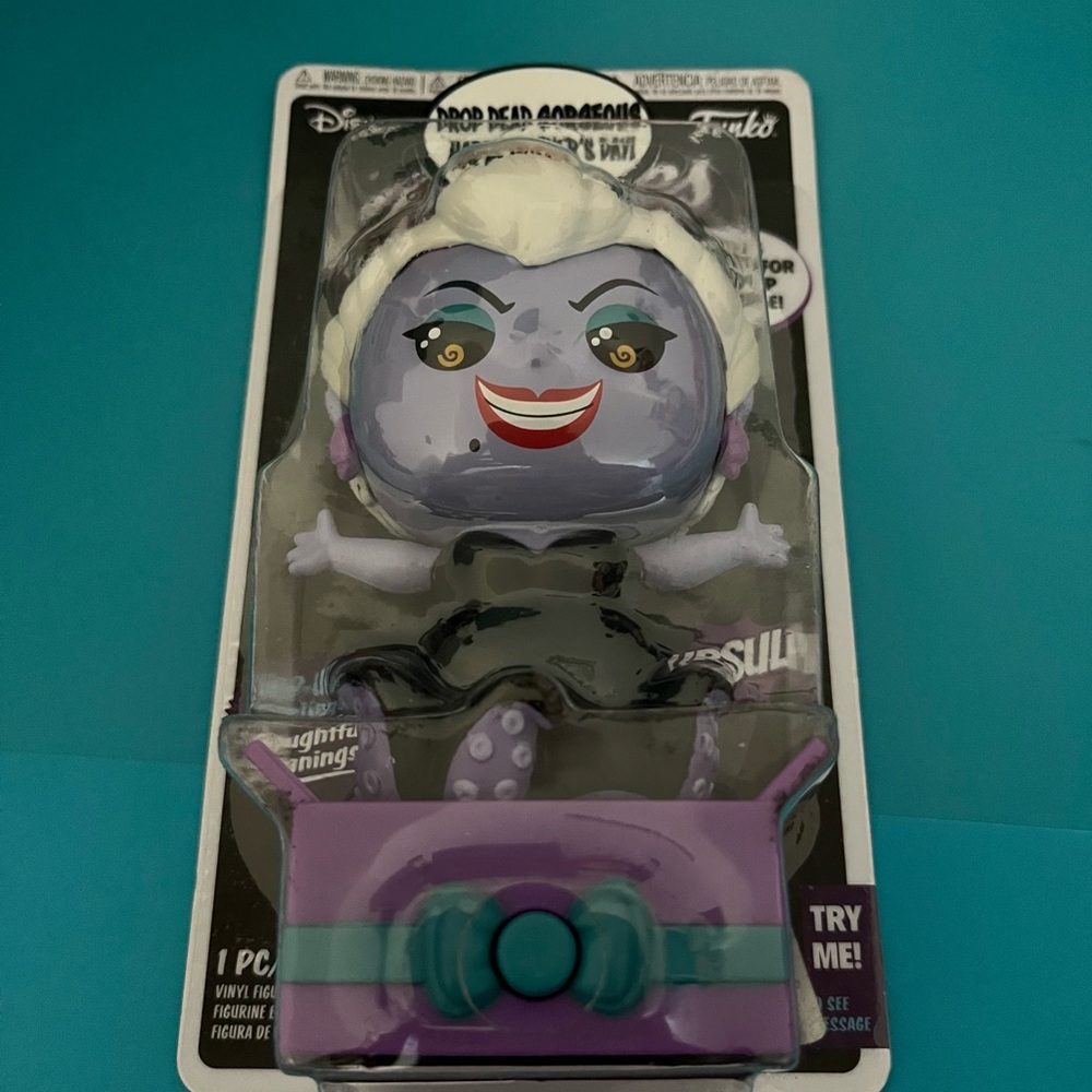 Disney Villain Ursula Collectible Figure - Purple and White